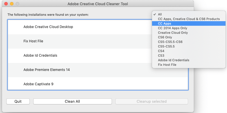 Adobe Cc Cleaner Tool For Mac Download